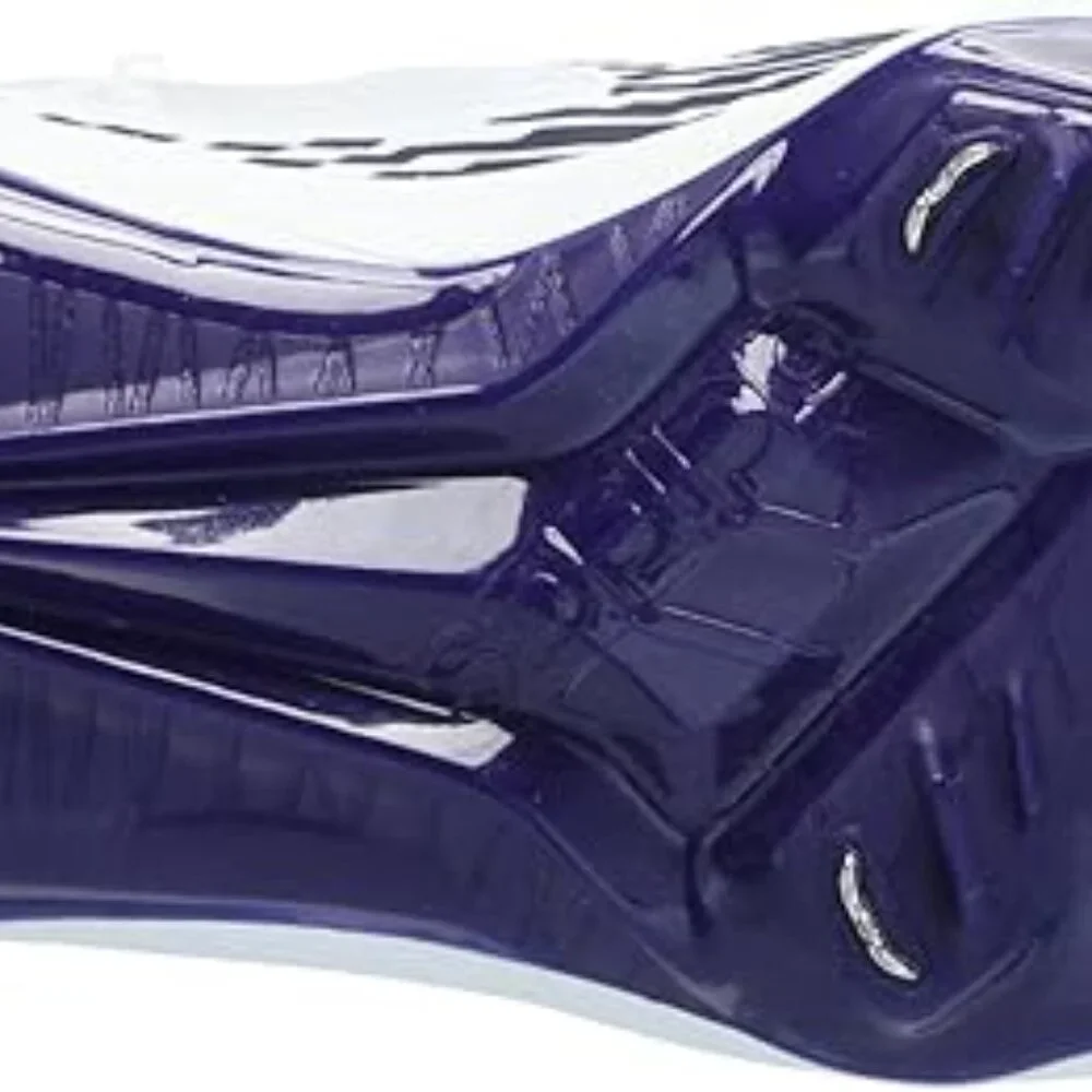 Adidas Men's AdiZero Afterburner Baseball Metal Cleats 14 Purple/White New‎